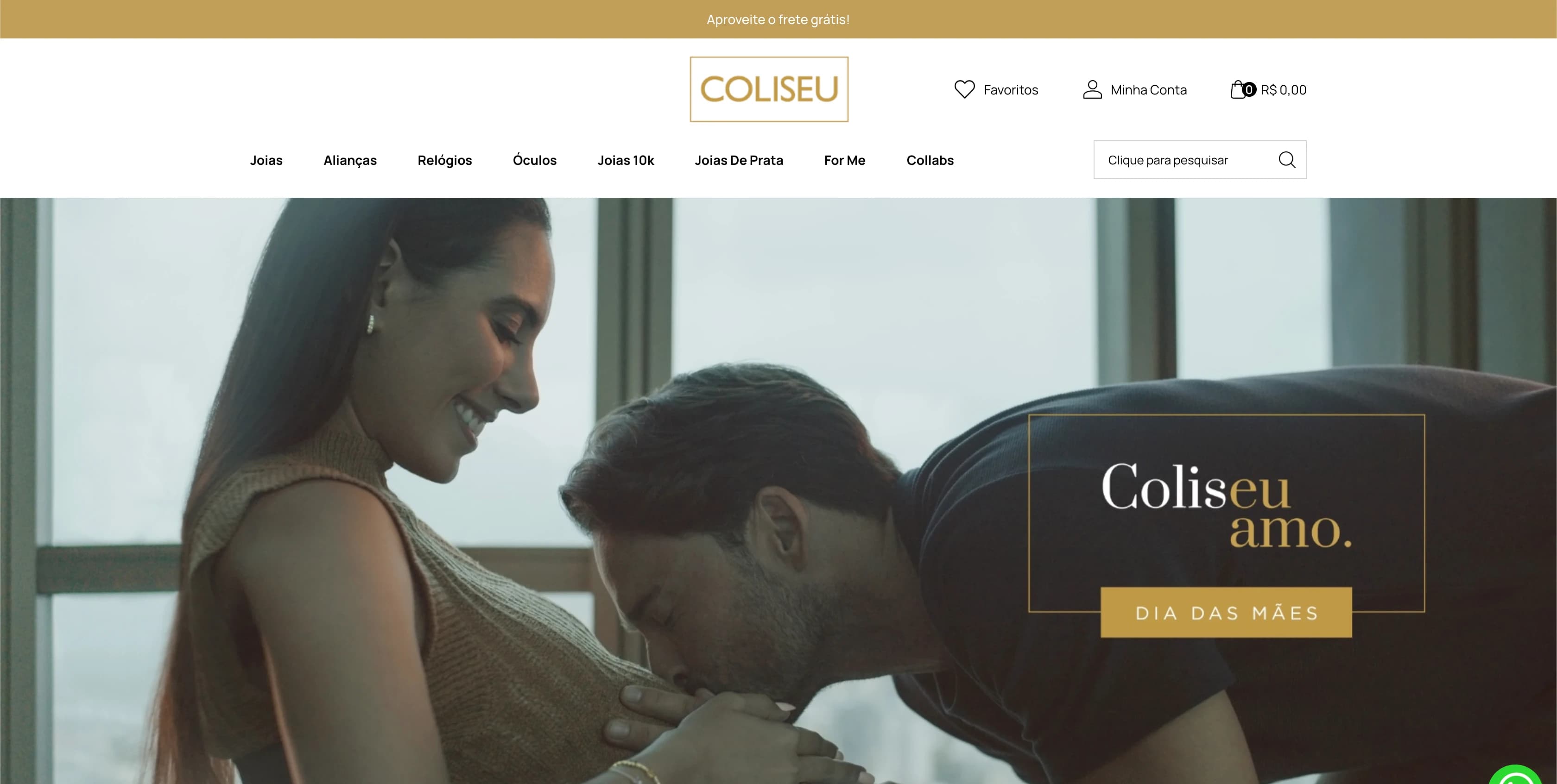 Print do site Coliseu